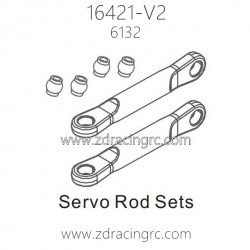 ZD RACING 16421-V2 RC Car Parts 6132 Servo Rod Sets