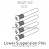 ZD RACING 16421-V2 Parts 6222 Lower Suspension Pins