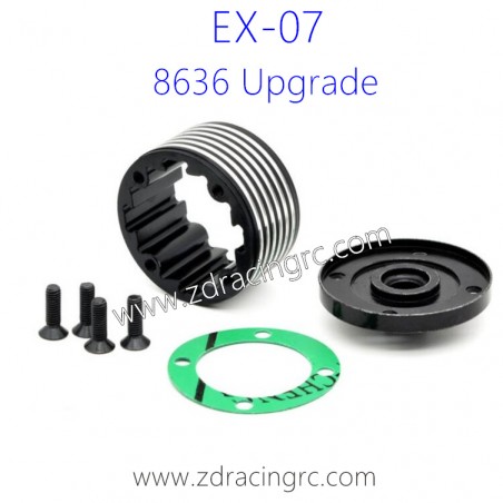ZD RACING EX07 RC Car Parts 8655 Upgrade Differential Box