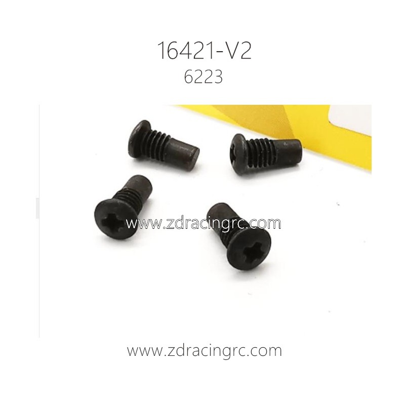 ZD RACING 16421-V2 RC Car Parts 6223 Steering Screw