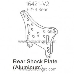 ZD RACING 16421-V2 Upgrade Parts 6254 Rear Shock Plate Aluminum