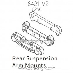 ZD RACING 16421-V2 Parts 6256 Rear Suspension Arm Mounts