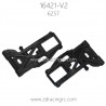 ZD RACING 16421-V2 1/10 Parts 6257 Front Suspension Arm set