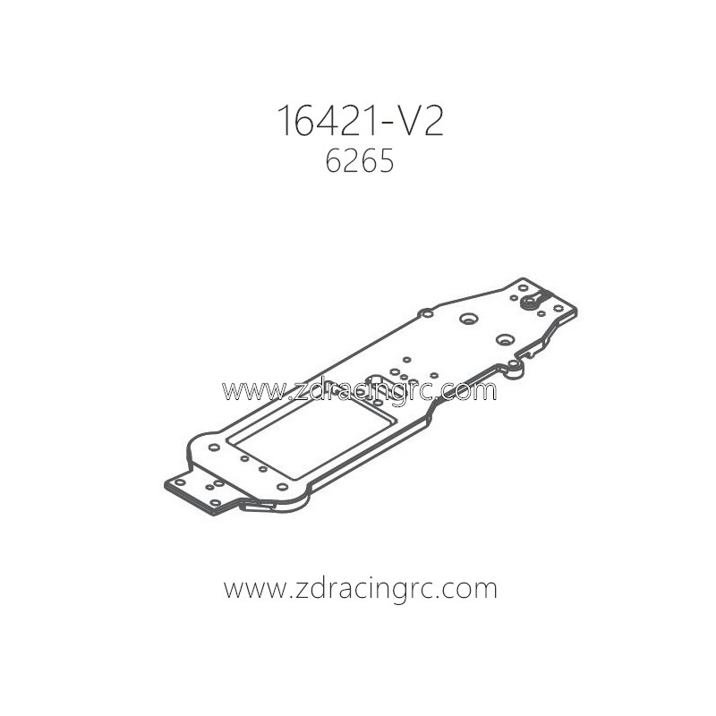 ZD RACING 16421-V2 1/10 Parts 6265 Upper Deck Plastic