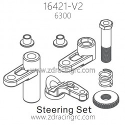 ZD RACING 16421-V2 1/10 Parts 6300 Steering Set