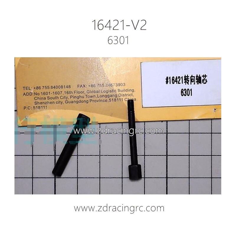 ZD RACING 16421-V2 1/10 Parts 6301 Steering Shafts