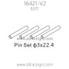 ZD RACING 16421-V2 1/10 Parts 6311 Pin Set 3x22.4