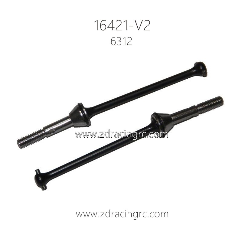 ZD RACING 16421-V2 1/10 Parts 6312 Universal Drive Shaft