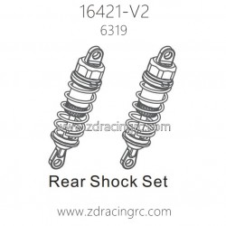 ZD RACING 16421-V2 1/10 Parts 6319 Rear Shock Set