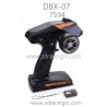 ZD RACING DBX-07 Parts 7594 2.4GHz 4-CH Radio set and Receiver