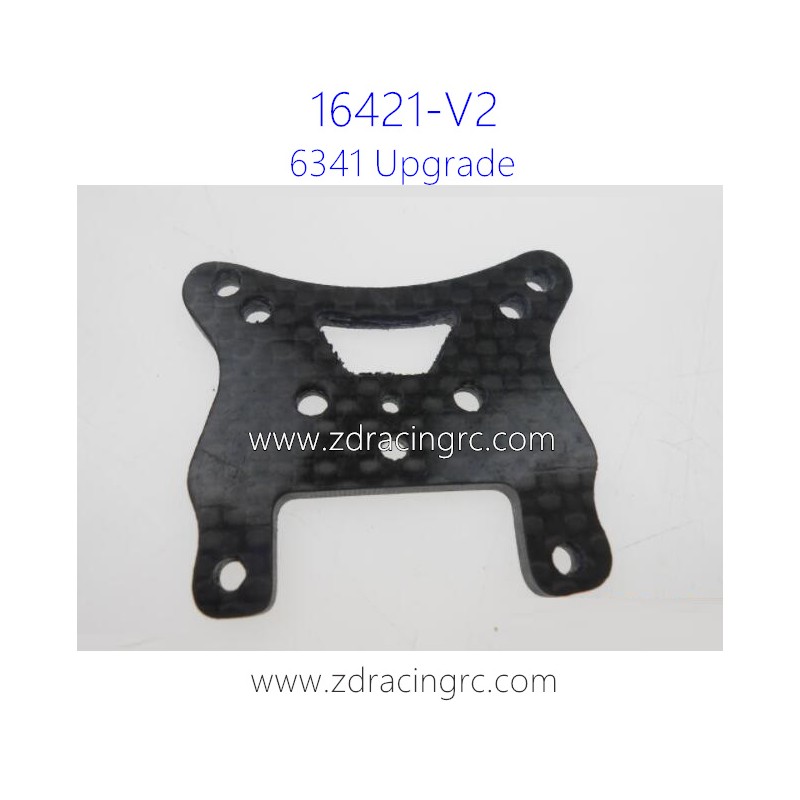 ZD RACING 16421-V2 Upgrade Parts 6341 Front shock plate carbon fiber