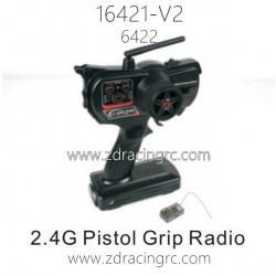 ZD RACING 16421-V2 Parts 6422 2.4G Pistol Grip Radio Control