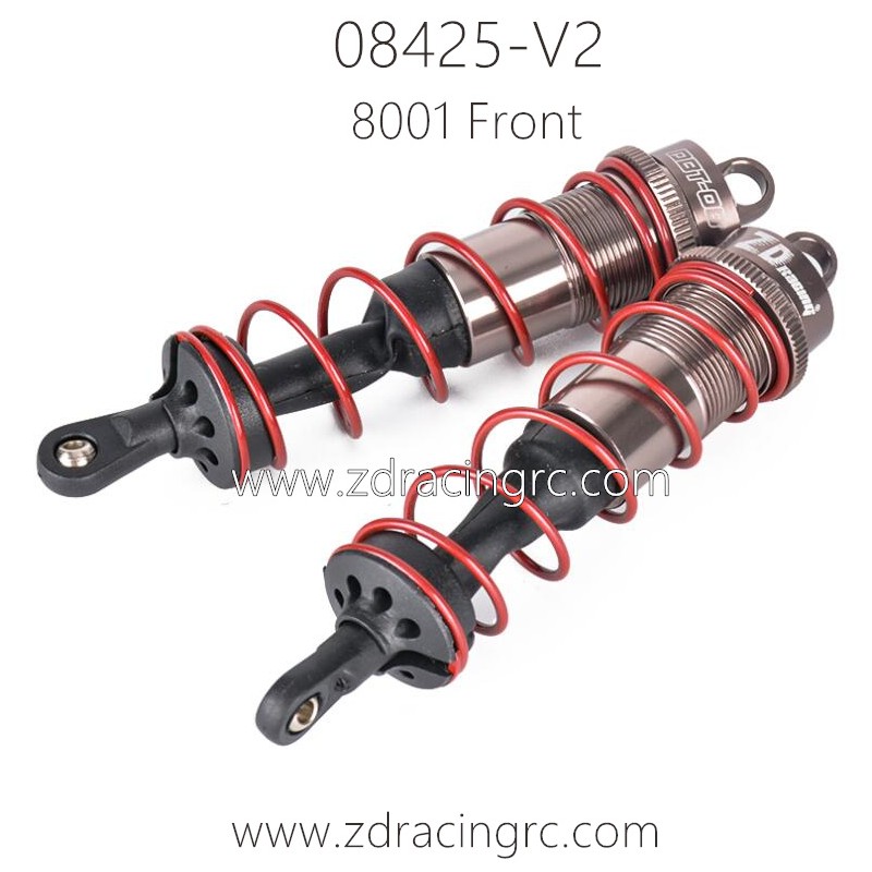 ZD RACING 08425-V2 8001 Front Shock Absorbers