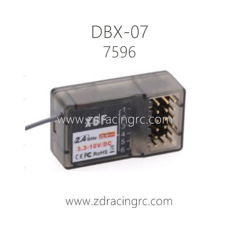 ZD RACING DBX-07 Parts 7596 2.4GHz X6F Receiver