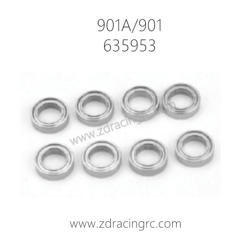 HAIBOXING 901A 901 Parts Ball Bearings 6.35X9.53X3.17mm 635953