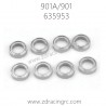 HAIBOXING 901A 901 Parts Ball Bearings 6.35X9.53X3.17mm 635953