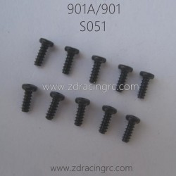 HBX 901A 901 Parts Round Head Self Tapping Screw 2.3X6mm S051
