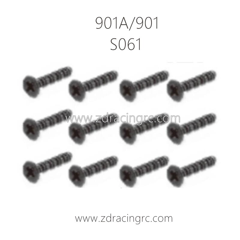 HBX 901A 901 Parts Screw KBHO 2.6X6mm S061