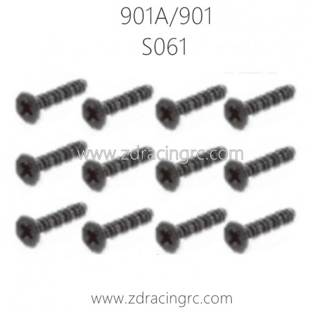 HBX 901A 901 Parts Screw KBHO 2.6X6mm S061