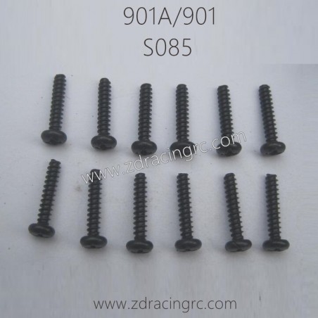 HBX 901A 901 Parts Round Head Self Tapping 3X15mm S085