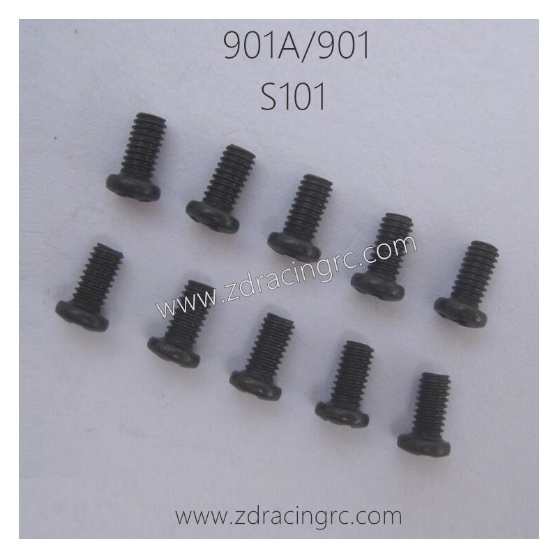 HBX 901A 901 Parts Round Head Screw 2.5X6mm S101