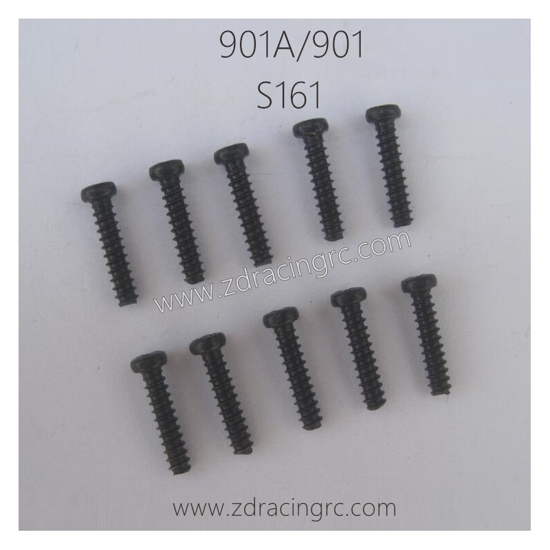 HBX 901A 901 Parts Round Head Self Tapping Screws 2.6X12mm S161