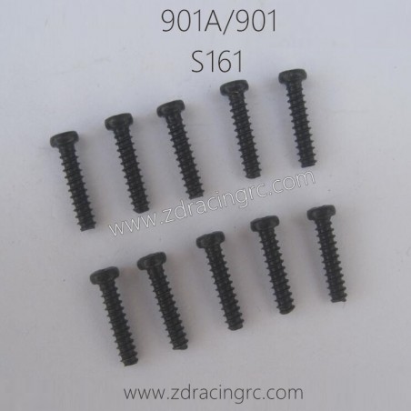 HBX 901A 901 Parts Round Head Self Tapping Screws 2.6X12mm S161
