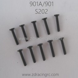 HBX 901A 901 Parts Countersunk Self Tapping Screw 2X12mm S202