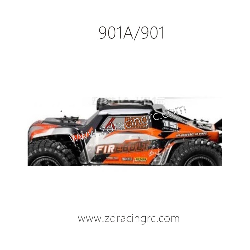 HBX 901A 901 Parts Car Body Decal 90145 90144