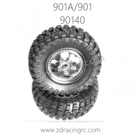 HBX 901A 901 Parts Wheels Complete 90140