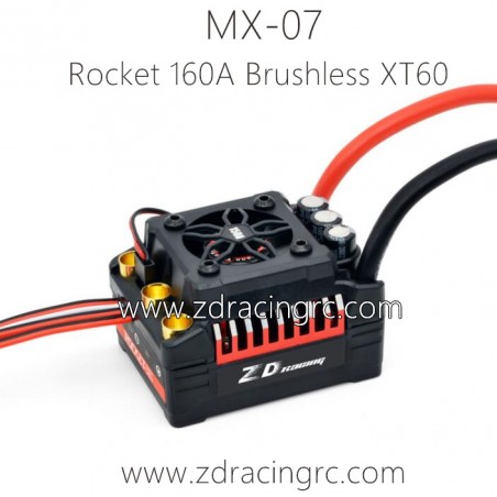 ZD RACING MX07 Rocket 160A Brushless Servo XT60 ZD RACING MX07 Rocket 160A Brushless Servo XT60