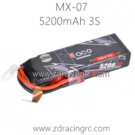 ZD RACING MX07 Parts 5200mAh 3S Lipo Battery ZD RACING MX07 Parts 5200mAh 3S Lipo Battery