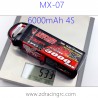 ZD RACING MX07 Upgrade Battery 6000mAh 4S