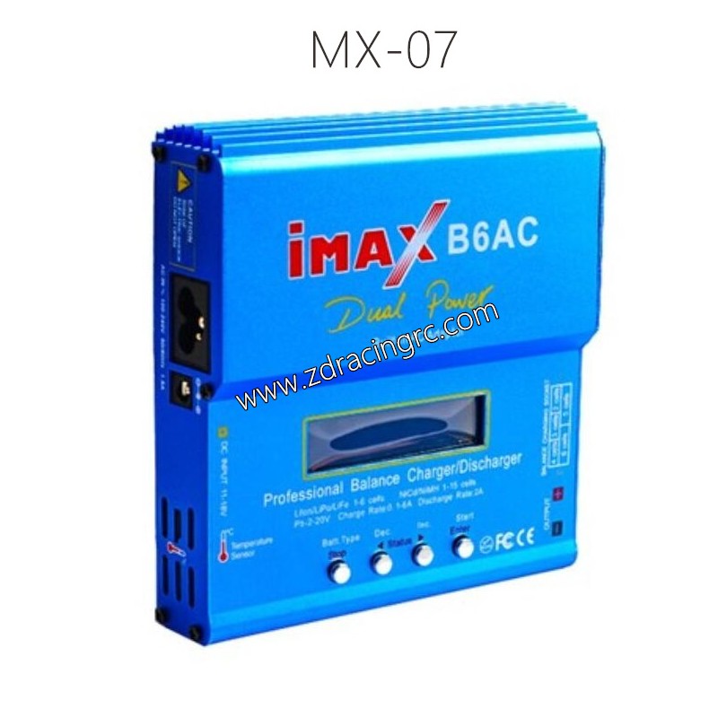 ZD RACING MX07 RC Car Parts B6AC Battery Charger