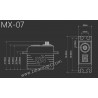 ZD RACING MX07 Upgrade 56KG Servo size