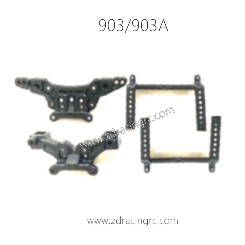 HBX 903 Vanguard RC Truck Parts Front Rear Shock Tower 90104