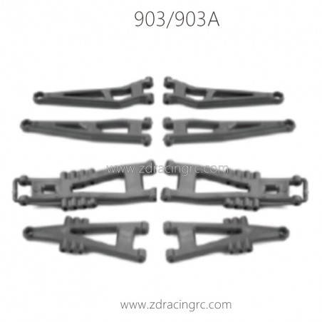 HBX 903 Vanguard 1/12 RC Truck Parts Suspension Arms 90113