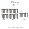 ZD RACING DBX-07 Parts 8077 Flat Head Screws