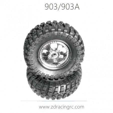 HBX 903 RC Car Parts Wheels Complete 90140