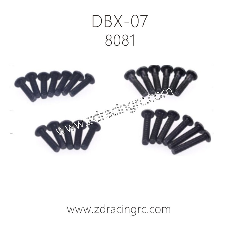 ZD RACING DBX-07 Parts 8081 Button head Screw Set