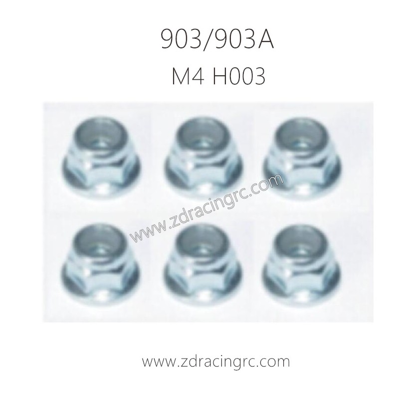 HBX 903 RC Car Parts Flange Lock nut M4 H003