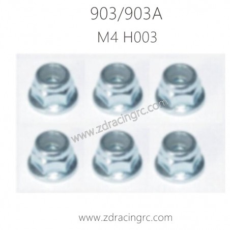 HBX 903 RC Car Parts Flange Lock nut M4 H003
