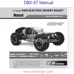 ZD RACING DBX-07 Manual English PDF