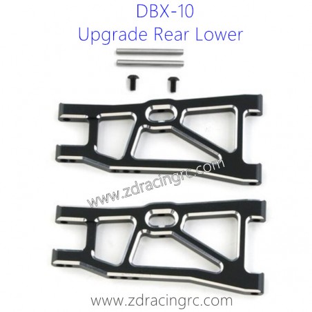 ZD RACING DBX 10 1/10 Upgrades Rear Lower Swing Arm Aluminum