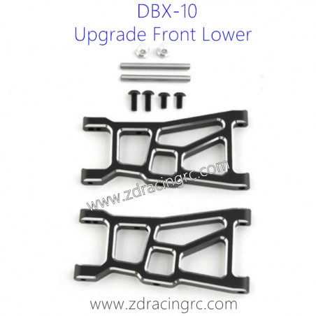ZD RACING DBX 10 Upgrades Parts Front Lower Swing Arm Black