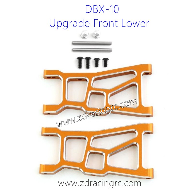 ZD RACING DBX 10 Upgrades Parts Front Lower Swing Arm Orange