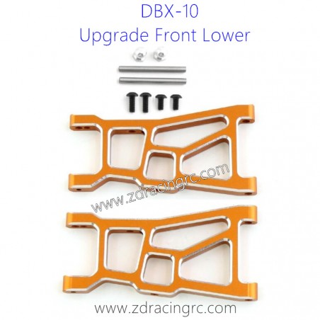 ZD RACING DBX 10 Upgrades Parts Front Lower Swing Arm Orange