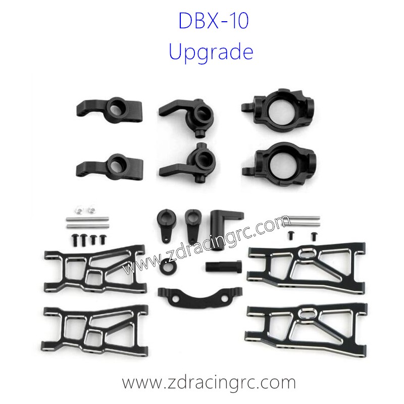 ZD RACING DBX 10 1/10 RC Car Upgrades Parts List Black