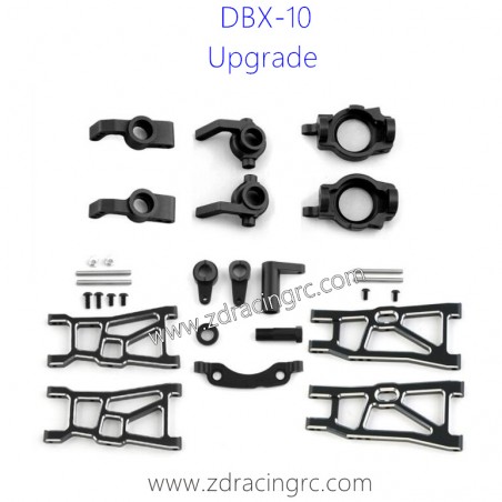 ZD RACING DBX 10 1/10 RC Car Upgrades Parts List Black