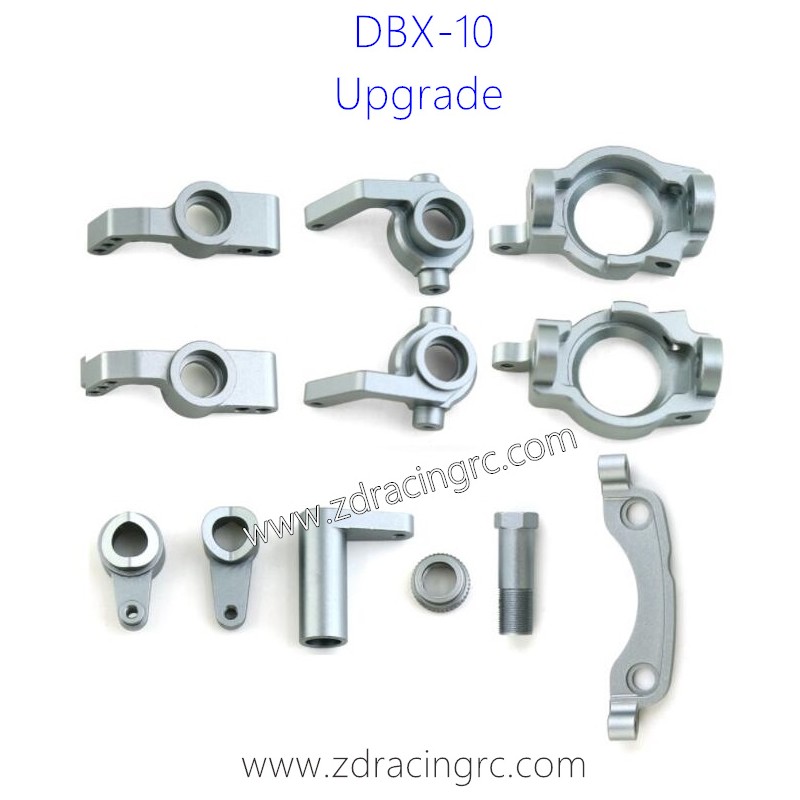 ZD RACING DBX 10 RC Car Upgrade Parts List Front Cup Set Metal Silver